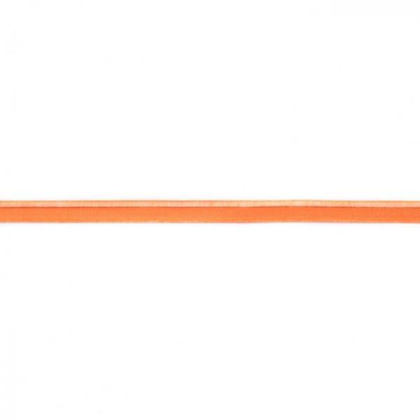 elastisches Glanz-Paspelband Orange